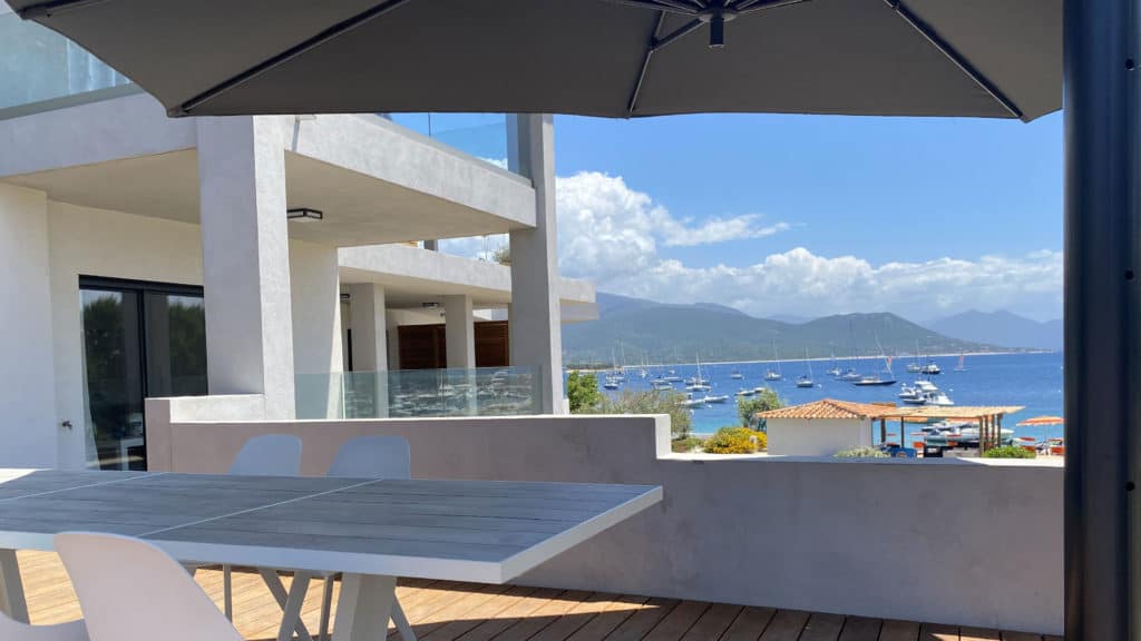 Vermietung von Duplex-Villa Nr. 1 in Porto-Pollo - Residenz CAPRIONA